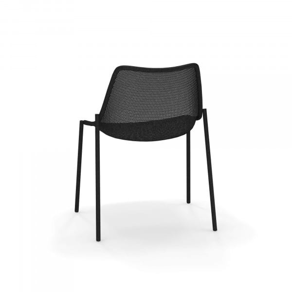 emu Outdoor Stuhl Round (ohne Armlehne) - 24 Schwarz