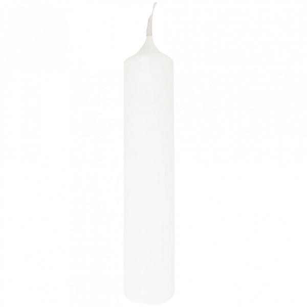 Fink Living Titankerze Candle - 20 cm hoch, Weiß getaucht