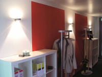 Wandleuchte Puk Wall LED Nickelmatt - Lagerverkauf